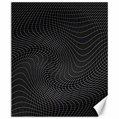 Distorted Net Pattern Canvas 8  X 10  by Simbadda