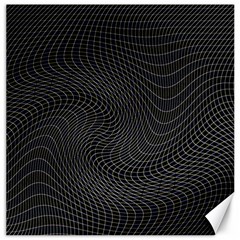 Distorted Net Pattern Canvas 20  X 20   by Simbadda