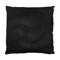 Distorted Net Pattern Standard Cushion Case (one Side) by Simbadda