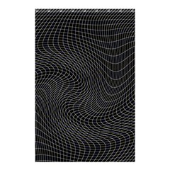 Distorted Net Pattern Shower Curtain 48  X 72  (small)  by Simbadda