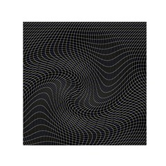 Distorted Net Pattern Small Satin Scarf (square) by Simbadda