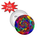 Color Spiral 1.75  Buttons (100 pack)  Front