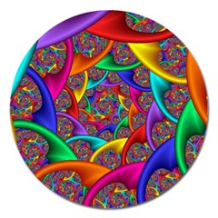 Color Spiral Magnet 5  (round) by Simbadda