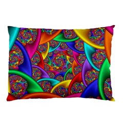 Color Spiral Pillow Case by Simbadda