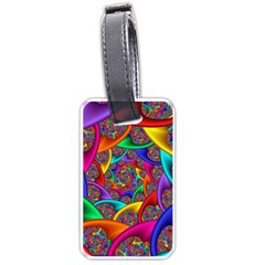 Color Spiral Luggage Tags (one Side)  by Simbadda