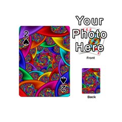 Color Spiral Playing Cards 54 (mini)  by Simbadda