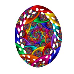 Color Spiral Ornament (oval Filigree) by Simbadda