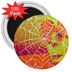 Orange Guy Spider Web 3  Magnets (100 Pack) by Simbadda