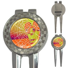 Orange Guy Spider Web 3-in-1 Golf Divots by Simbadda