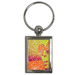 Orange Guy Spider Web Key Chains (rectangle)  by Simbadda