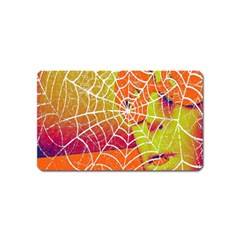 Orange Guy Spider Web Magnet (name Card) by Simbadda