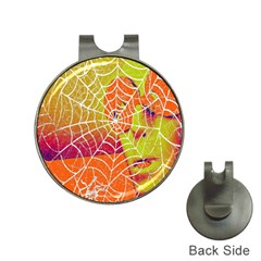 Orange Guy Spider Web Hat Clips With Golf Markers by Simbadda