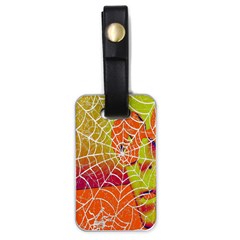 Orange Guy Spider Web Luggage Tags (one Side)  by Simbadda