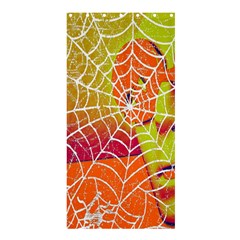 Orange Guy Spider Web Shower Curtain 36  X 72  (stall)  by Simbadda