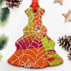 Orange Guy Spider Web Ornament (christmas Tree)  by Simbadda