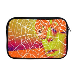 Orange Guy Spider Web Apple Macbook Pro 17  Zipper Case by Simbadda