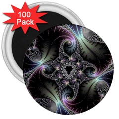 Beautiful Curves 3  Magnets (100 Pack) by Simbadda