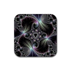 Beautiful Curves Rubber Coaster (square)  by Simbadda