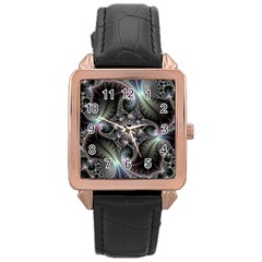 Beautiful Curves Rose Gold Leather Watch  by Simbadda