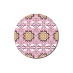 Floral Pattern Seamless Wallpaper Magnet 3  (Round) Front