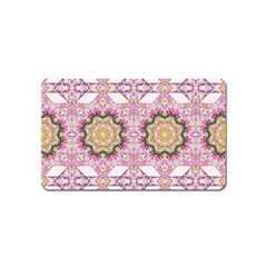 Floral Pattern Seamless Wallpaper Magnet (name Card) by Simbadda