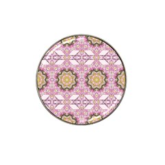 Floral Pattern Seamless Wallpaper Hat Clip Ball Marker by Simbadda