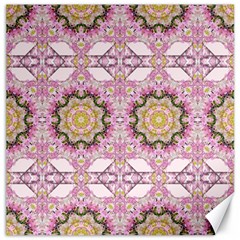 Floral Pattern Seamless Wallpaper Canvas 16  X 16   by Simbadda