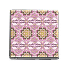 Floral Pattern Seamless Wallpaper Memory Card Reader (square) by Simbadda