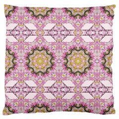 Floral Pattern Seamless Wallpaper Standard Flano Cushion Case (one Side) by Simbadda