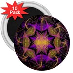 Pattern Design Geometric Decoration 3  Magnets (10 pack)  Front