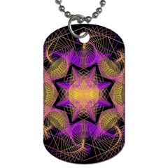 Pattern Design Geometric Decoration Dog Tag (one Side) by Simbadda