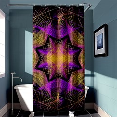 Pattern Design Geometric Decoration Shower Curtain 36  X 72  (stall)  by Simbadda