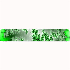 Green Fractal Background Small Bar Mats by Simbadda