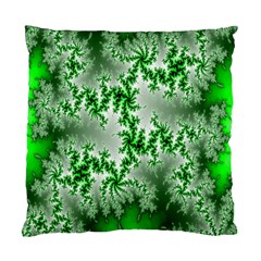 Green Fractal Background Standard Cushion Case (one Side) by Simbadda