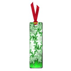 Green Fractal Background Small Book Marks by Simbadda