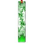 Green Fractal Background Large Book Marks Front