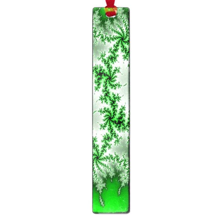 Green Fractal Background Large Book Marks