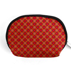 Abstract Seamless Floral Pattern Accessory Pouches (medium)  by Simbadda