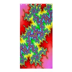 Colored Fractal Background Shower Curtain 36  X 72  (stall)  by Simbadda