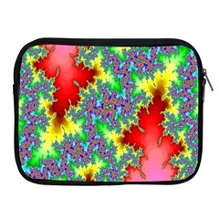 Colored Fractal Background Apple Ipad 2/3/4 Zipper Cases by Simbadda