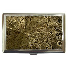 Peacock Metal Tray Cigarette Money Cases by Simbadda