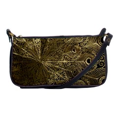 Peacock Metal Tray Shoulder Clutch Bags by Simbadda