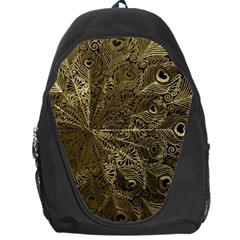 Peacock Metal Tray Backpack Bag by Simbadda