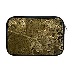 Peacock Metal Tray Apple Macbook Pro 17  Zipper Case by Simbadda