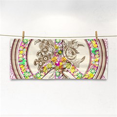 Peace Logo Floral Pattern Cosmetic Storage Cases by Simbadda