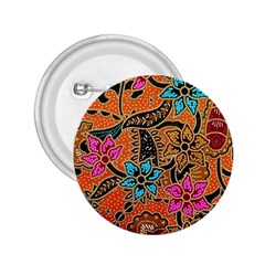 Colorful The Beautiful Of Art Indonesian Batik Pattern 2 25  Buttons by Simbadda