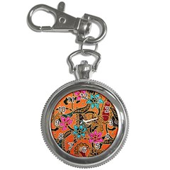 Colorful The Beautiful Of Art Indonesian Batik Pattern Key Chain Watches by Simbadda