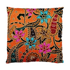 Colorful The Beautiful Of Art Indonesian Batik Pattern Standard Cushion Case (two Sides) by Simbadda