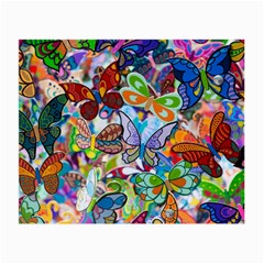 Color Butterfly Texture Small Glasses Cloth by Simbadda