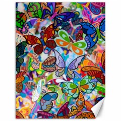 Color Butterfly Texture Canvas 12  X 16   by Simbadda